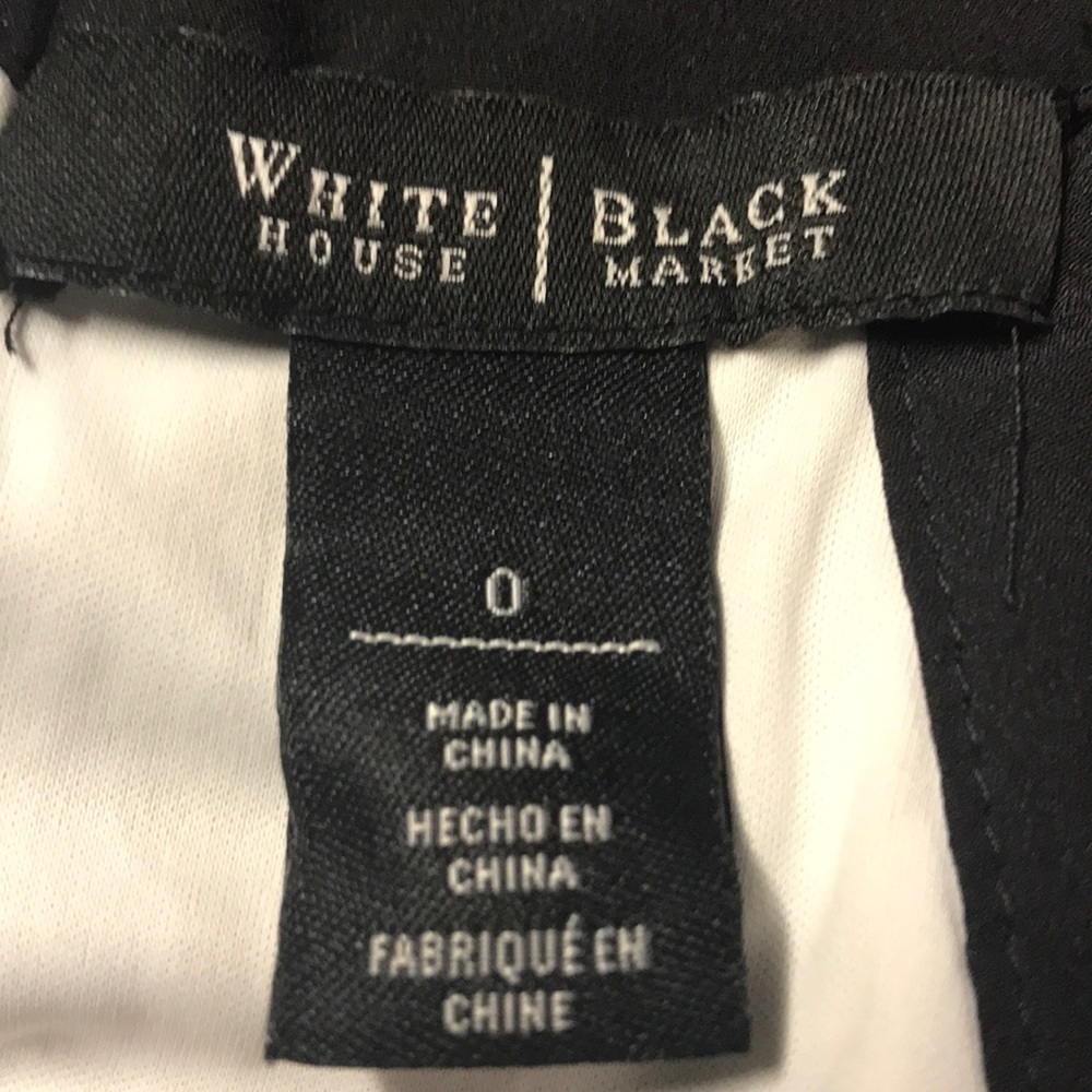 NWOT WHBM Black White Day-to-Night Dress Size 0 - Picture 6 of 7